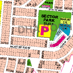 Dha Phase 9 Prism Lahore - Sector D Map | DHA Connects
